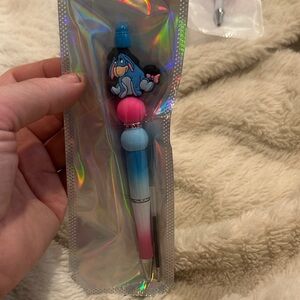 Eeyore Themed Gradient Pink & Blue Ballpoint Pen